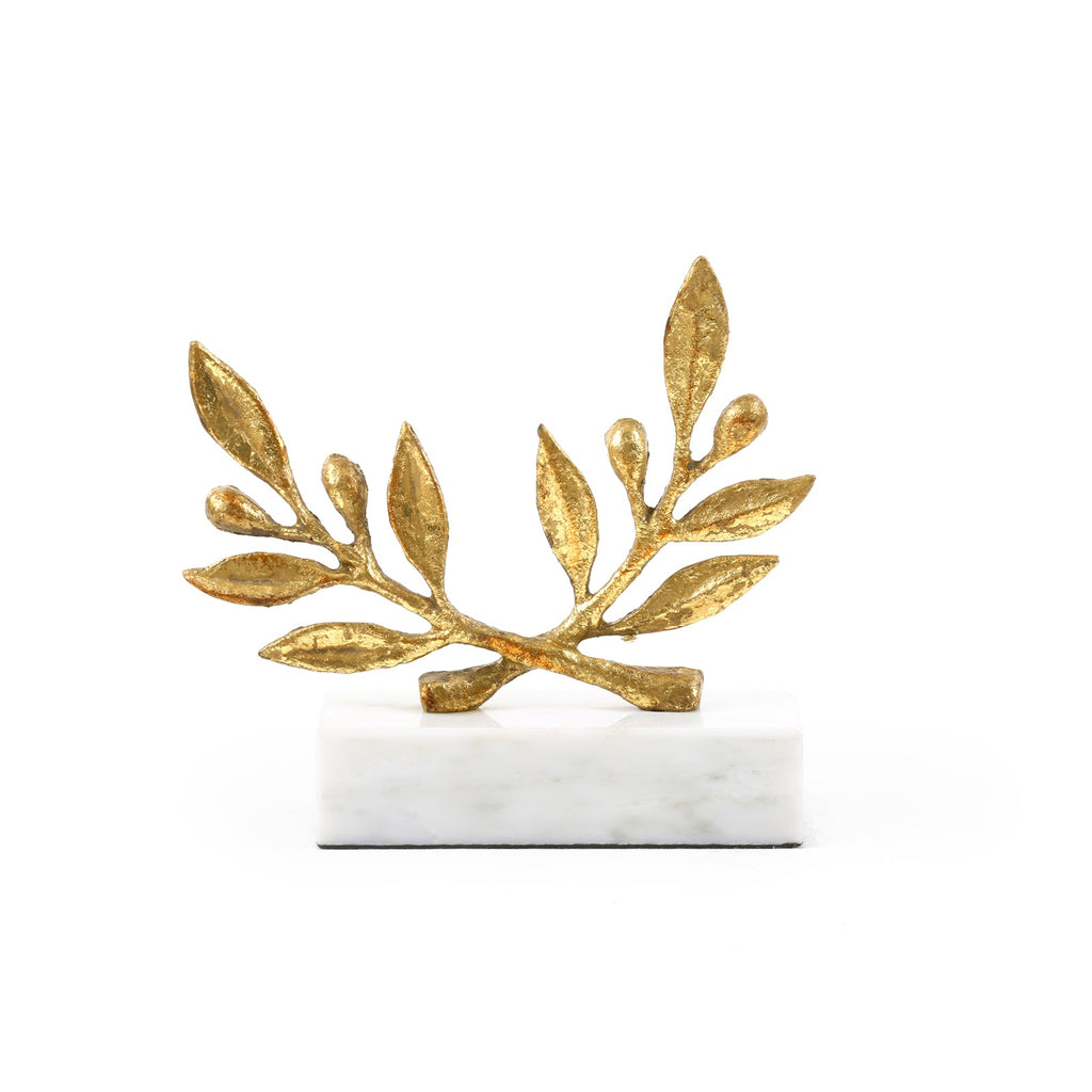 Olive Statue - Gold Leaf