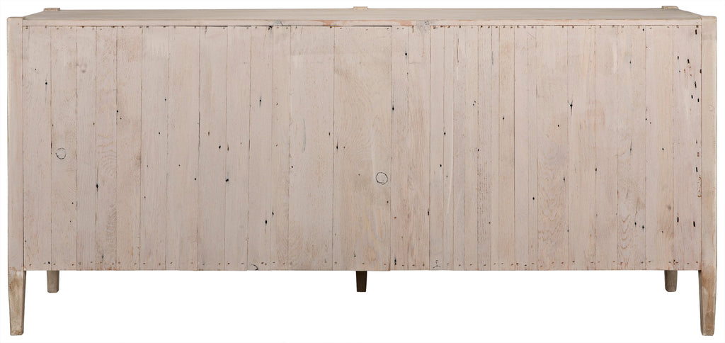 Reclaimed Lumber Lewis 6-Drawer - Grey Wash Wax