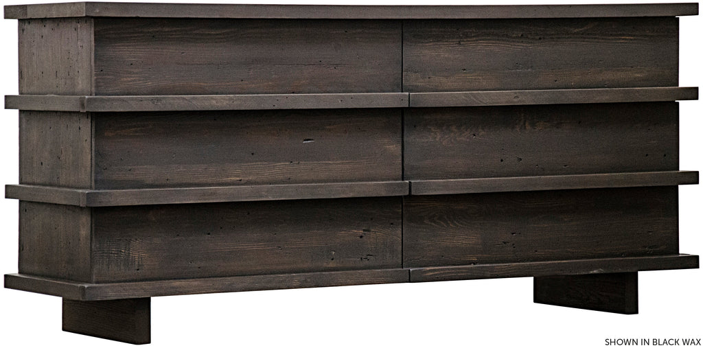 Reclaimed Lumber Bergamot Dresser - Black Wax