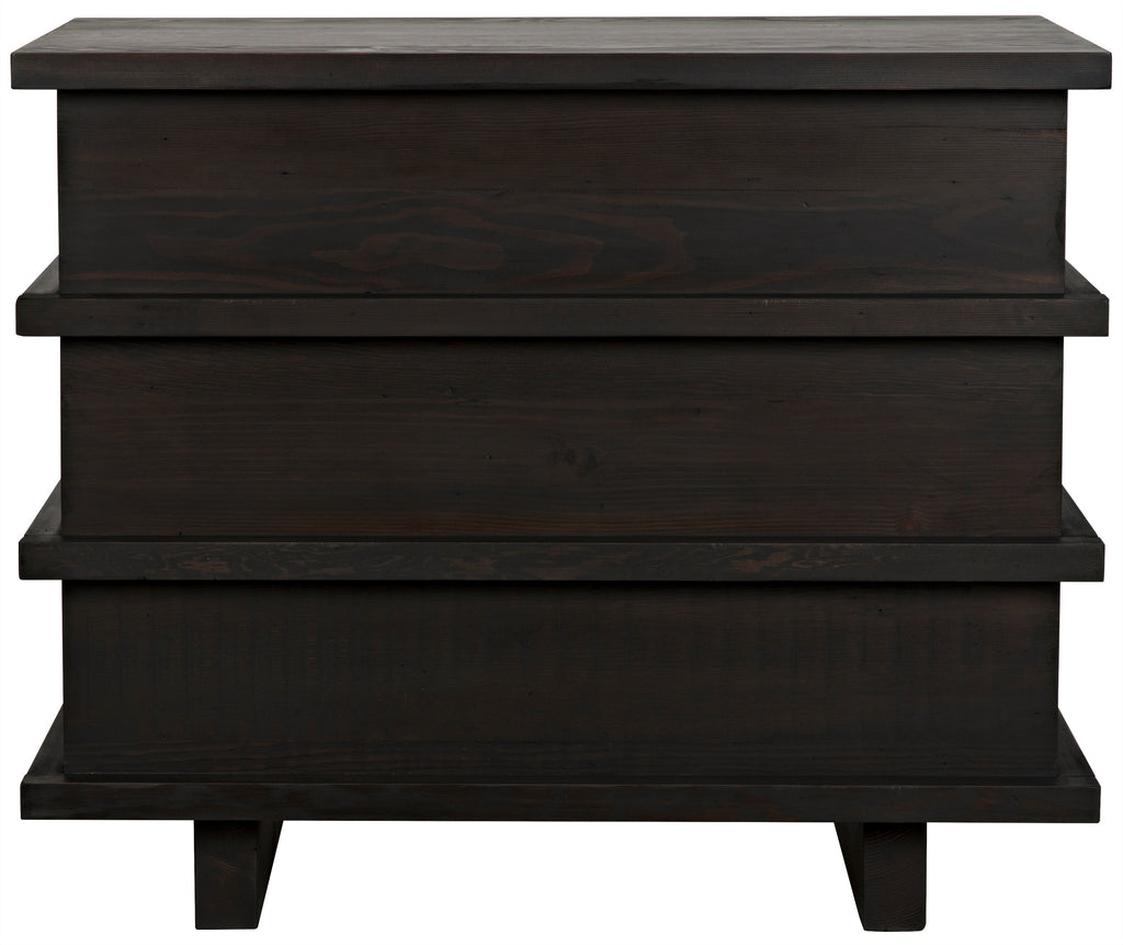 Reclaimed Lumber Bergamot Small Dresser - Black Wax