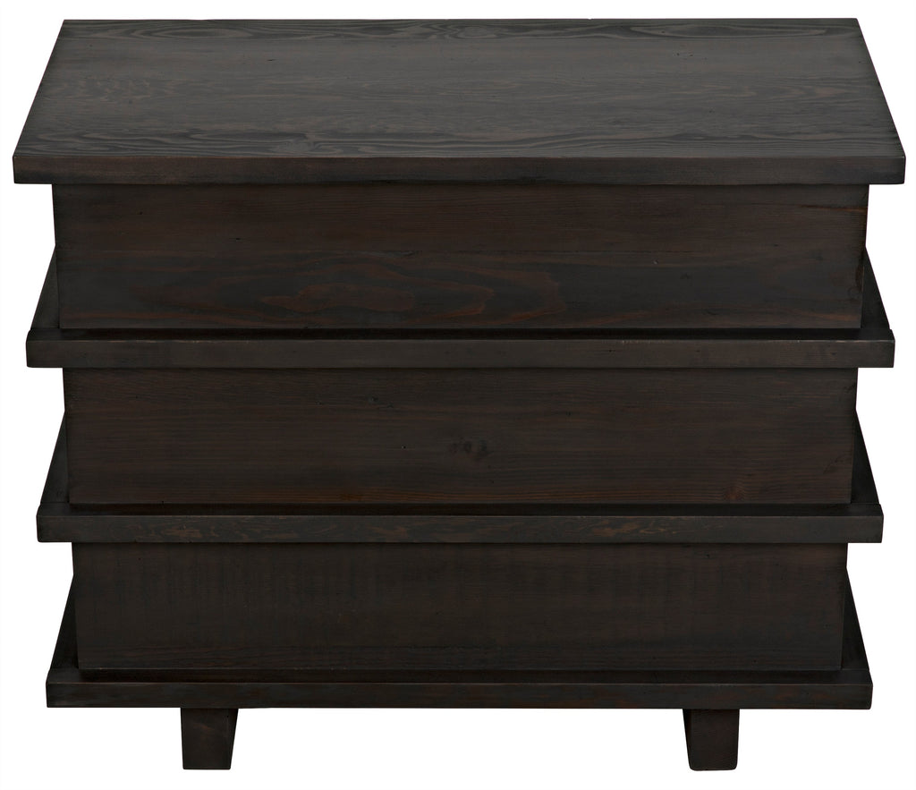 Reclaimed Lumber Bergamot Small Dresser - Black Wax