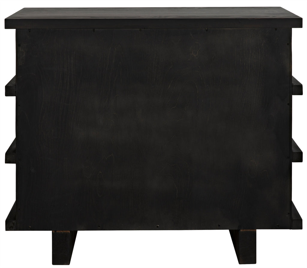 Reclaimed Lumber Bergamot Small Dresser - Black Wax