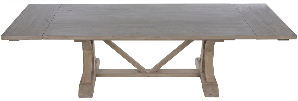 Rosario Extension Table, 10' - Grey Wash Wax