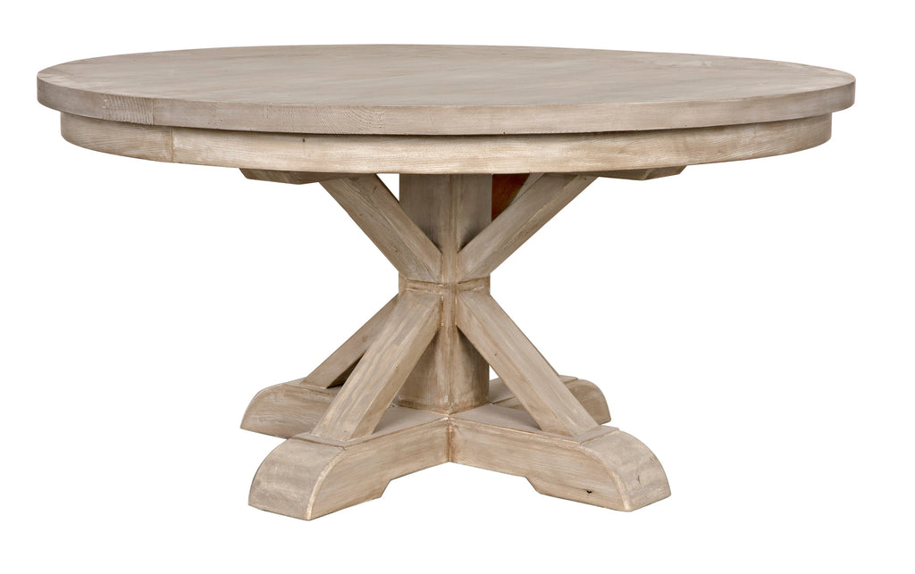 Isabelle Dining Table - Grey Wash Wax