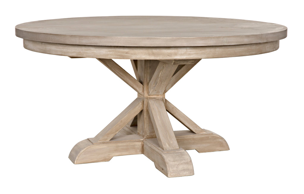 Isabelle Dining Table - Grey Wash Wax