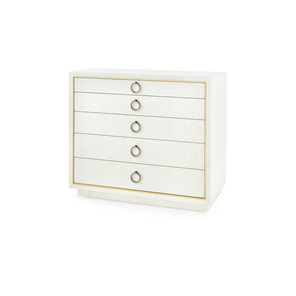 Parker Large 5-Drawer - Light Natural Shimmer