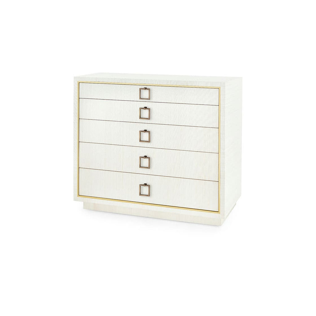 Parker Large 5-Drawer - Light Natural Shimmer