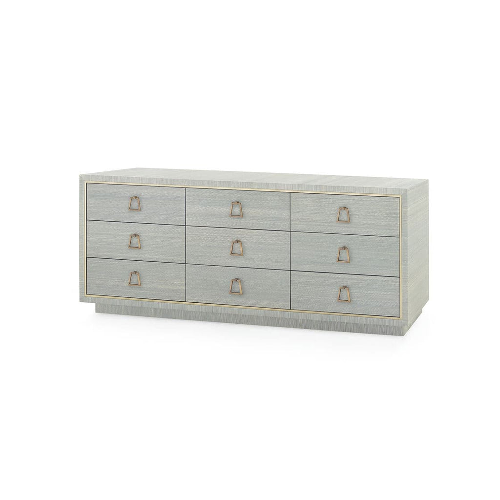 Parker Extra Large 9-Drawer - Slate Blue Shimmer