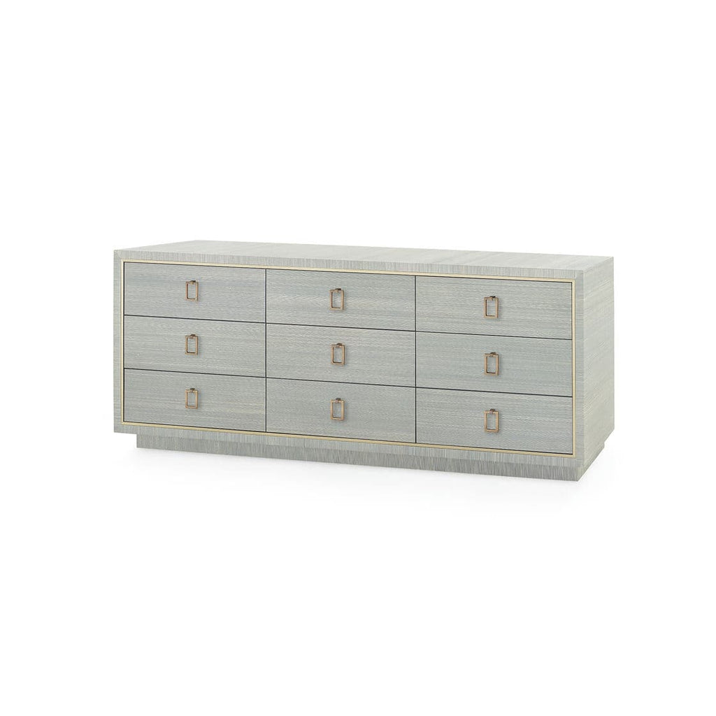 Parker Extra Large 9-Drawer - Slate Blue Shimmer