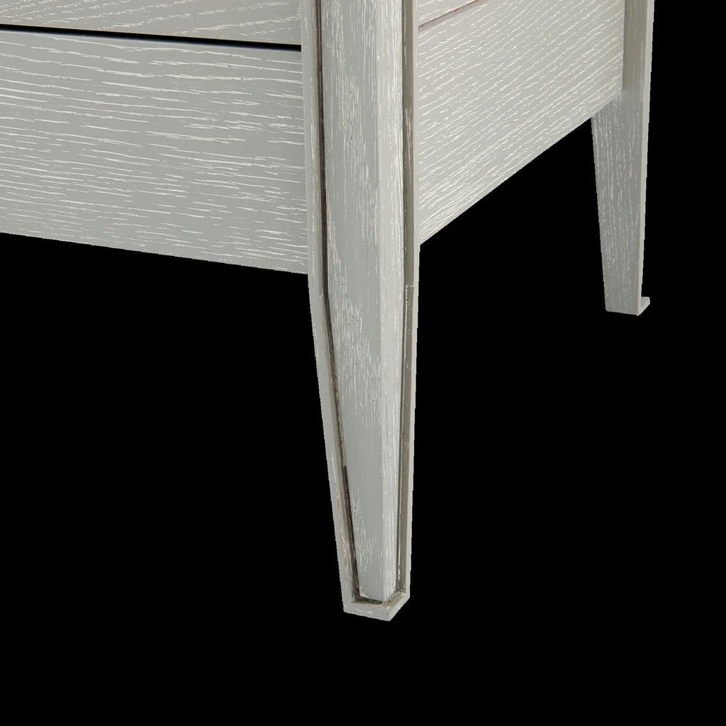 Paola 1-Drawer Side Table - Soft Gray