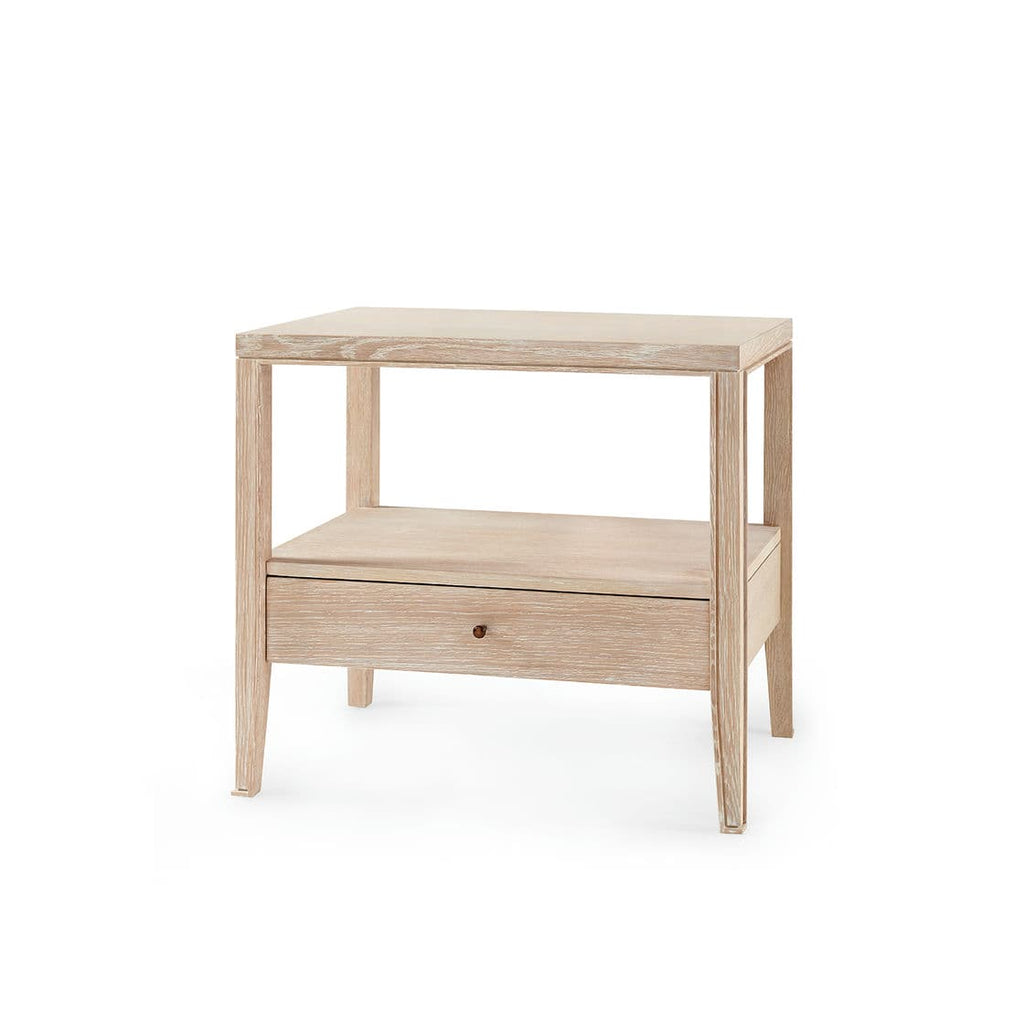 Paola 1-Drawer Side Table - Sand