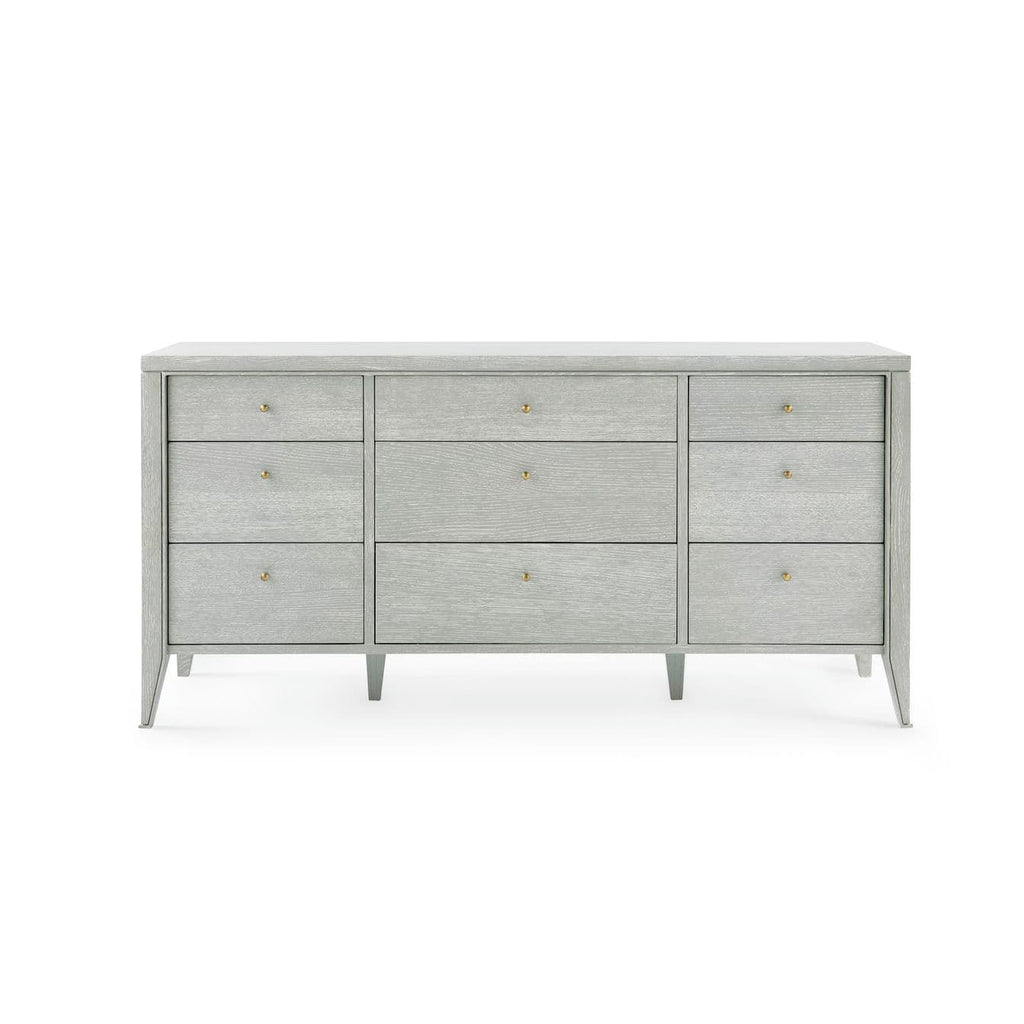 Paola Extra Large 9-Drawer - Soft Gray