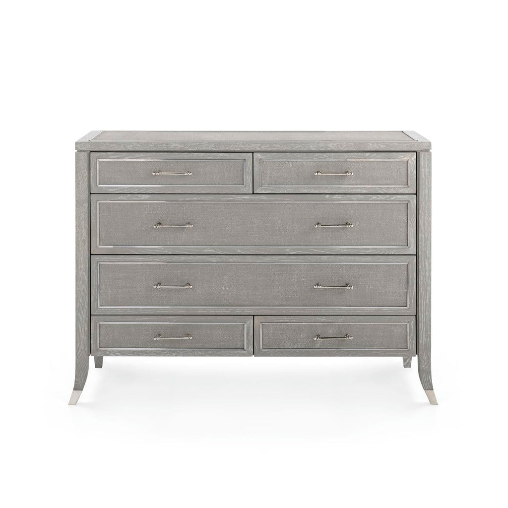 Paulina Large 6-Drawer - Soft Gray