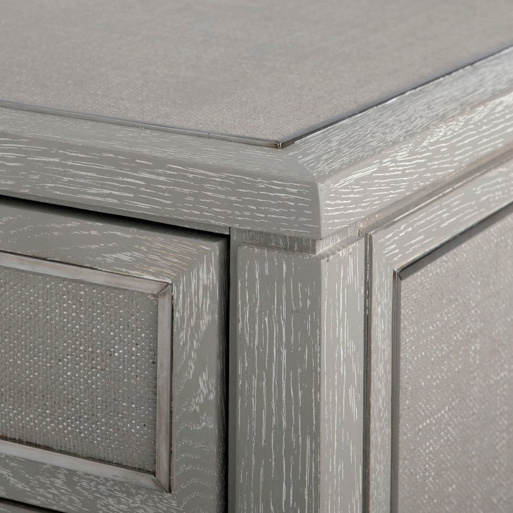 Paulina Large 6-Drawer - Soft Gray