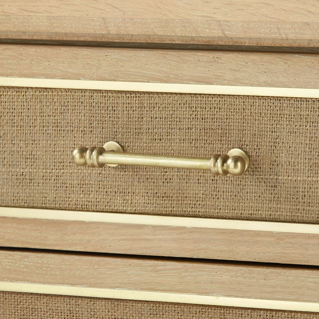 Paulina Large 6-Drawer - Natural and Camel