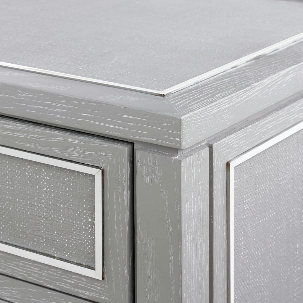 Paulina 12-Drawer - Soft Gray