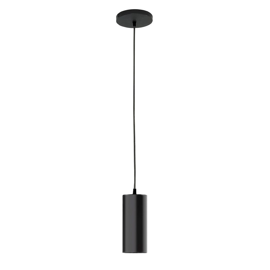 3.5" J-Series Shade, Black Cord With Canopy, Black - PEB418-41