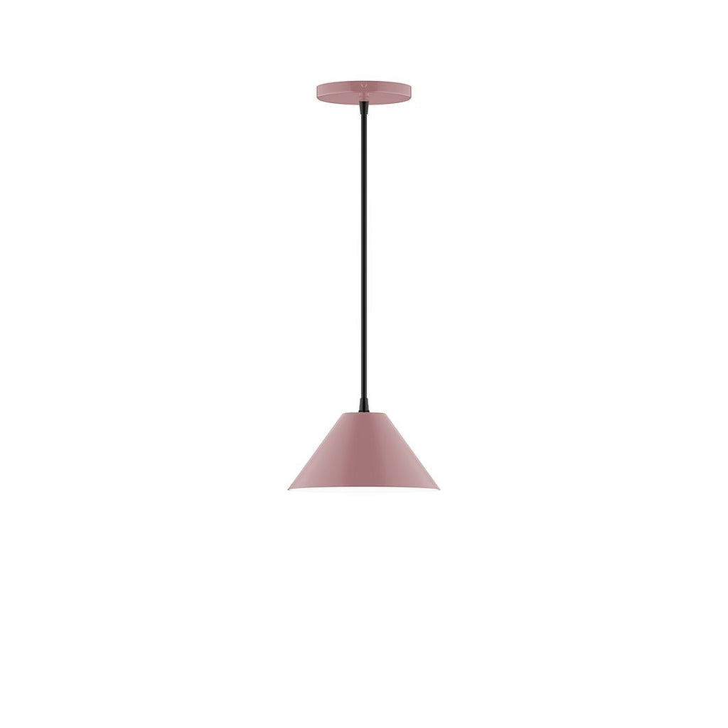 8" Axis Mini Cone Pendant, Mauve - PEB421-20