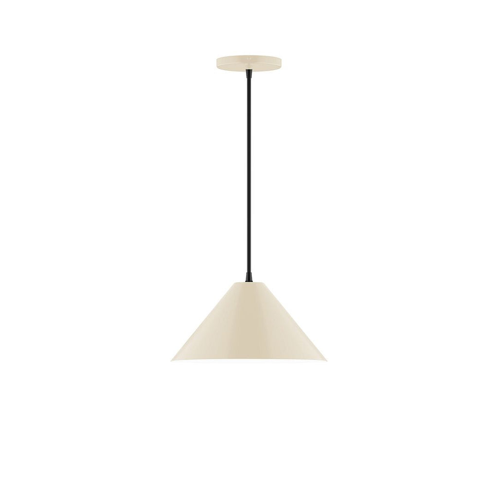 12" Axis Cone Pendant, Cream - PEB422-16