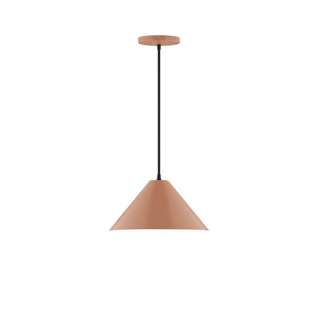 12" Axis Cone Pendant, Terracotta - PEB422-19