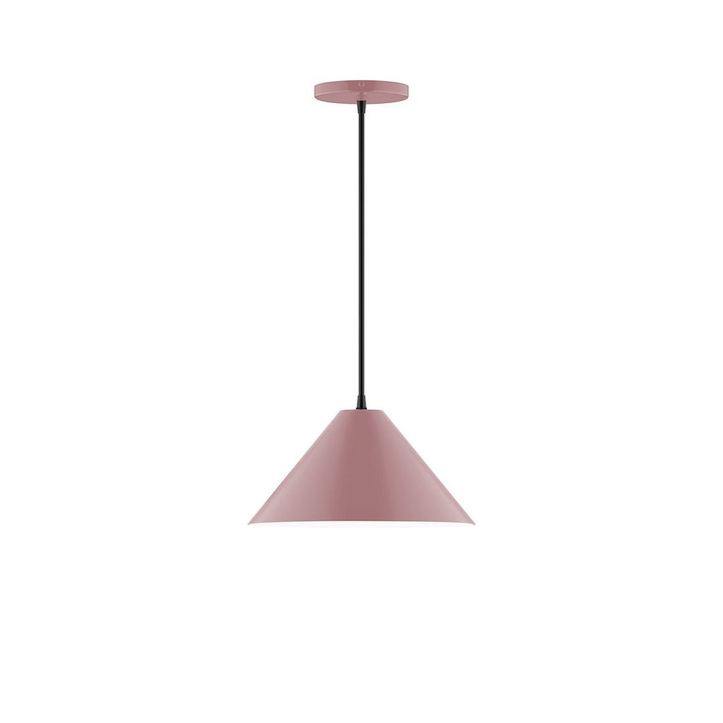 12" Axis Cone Pendant, Mauve - PEB422-20