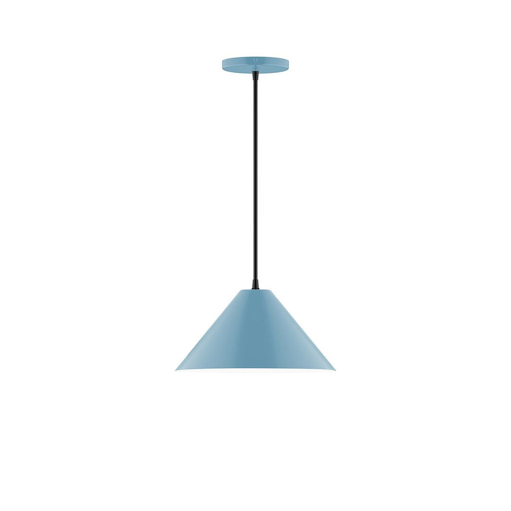 12" Axis Cone Pendant, Light Blue - PEB422-54