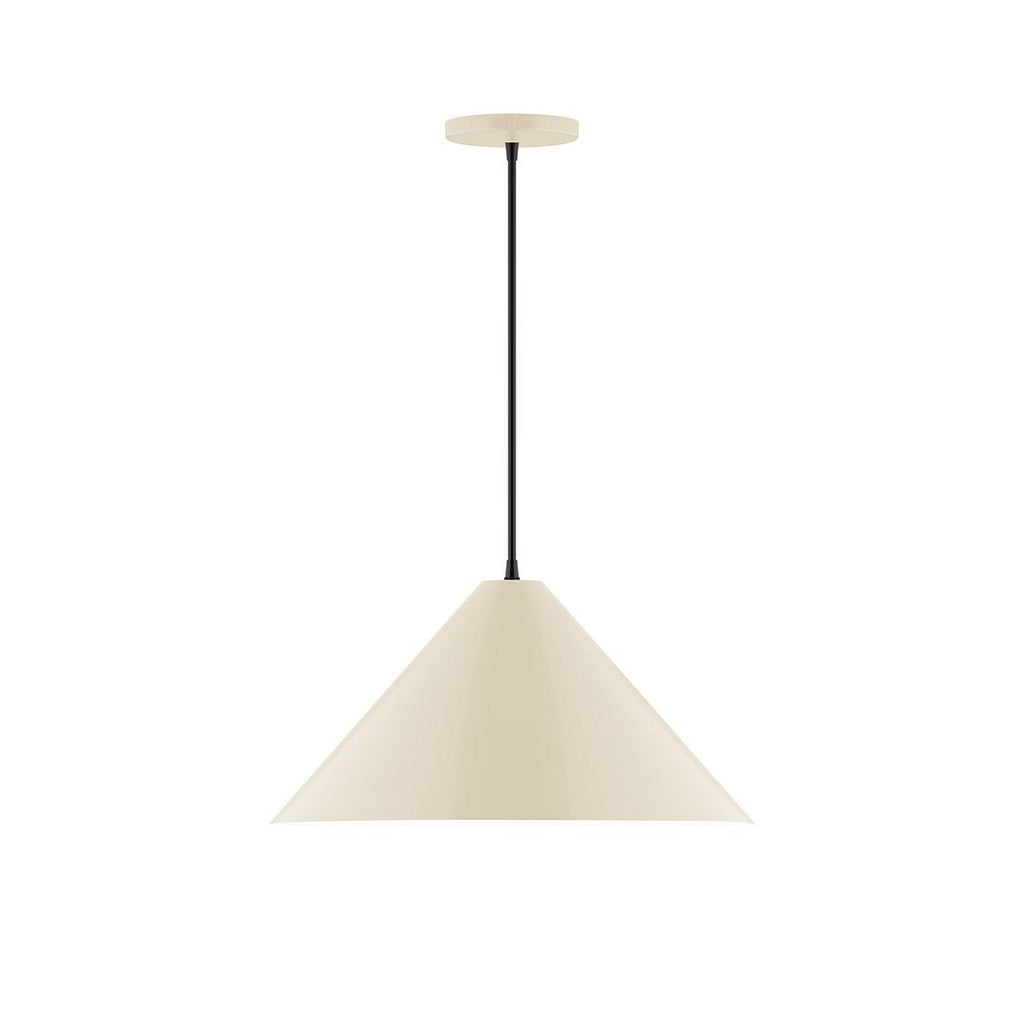 18" Axis Cone Pendant, Cream - PEB423-16