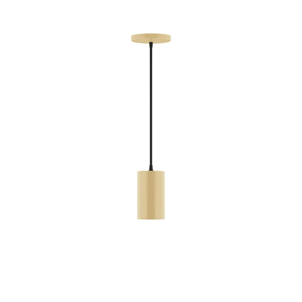 3.5" X 6" Axis Mini Cylinder Pendant, Ivory - PEB425-17