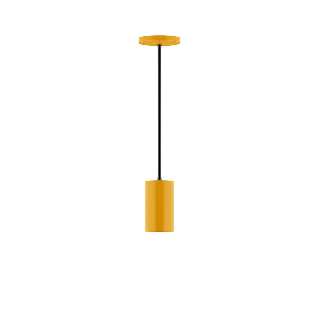 3.5" X 6" Axis Mini Cylinder Pendant, Bright Yellow - PEB425-21