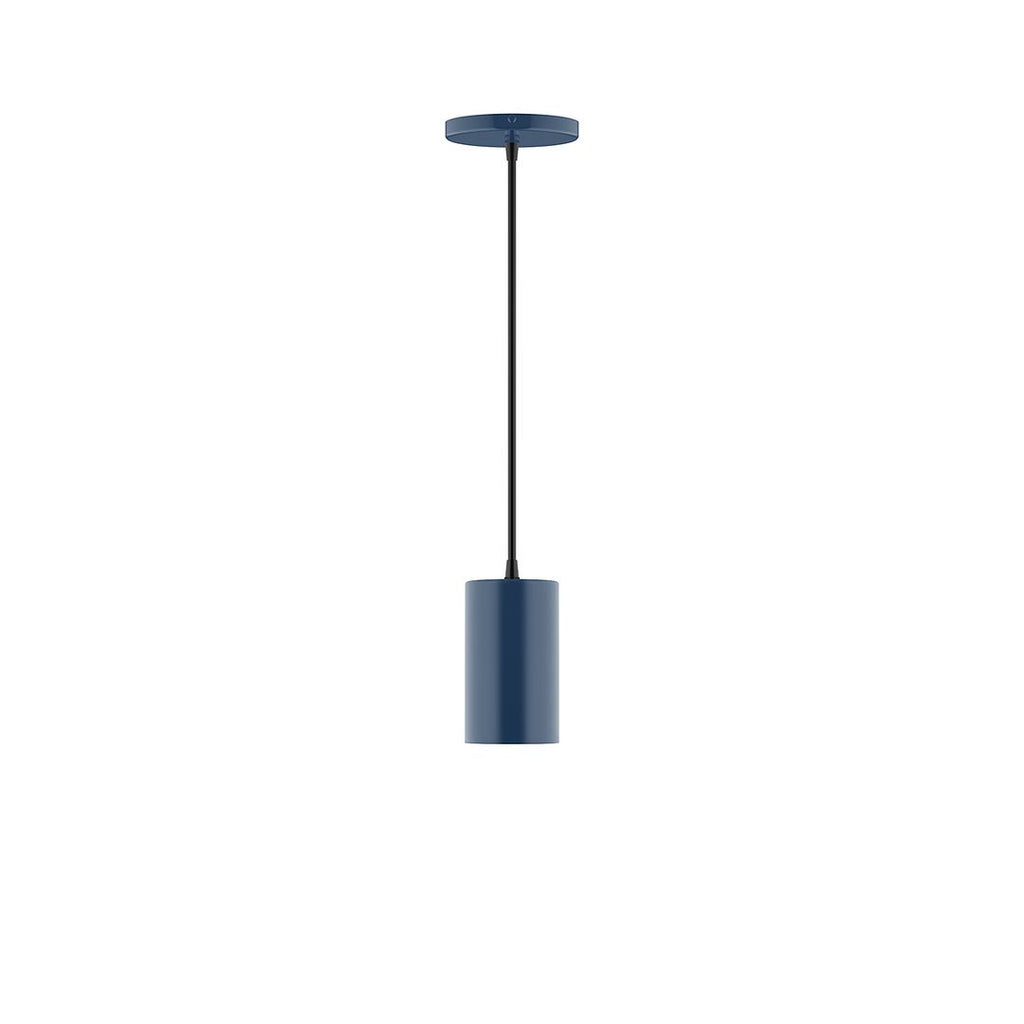 3.5" X 6" Axis Mini Cylinder Pendant, Navy - PEB425-50