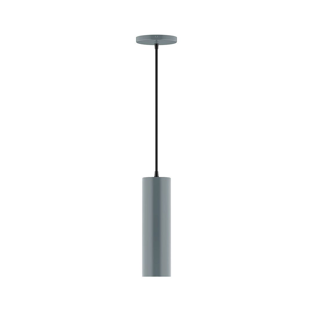 3.5" X 12" Axis Mini Cylinder Pendant, Slate Gray - PEB426-40