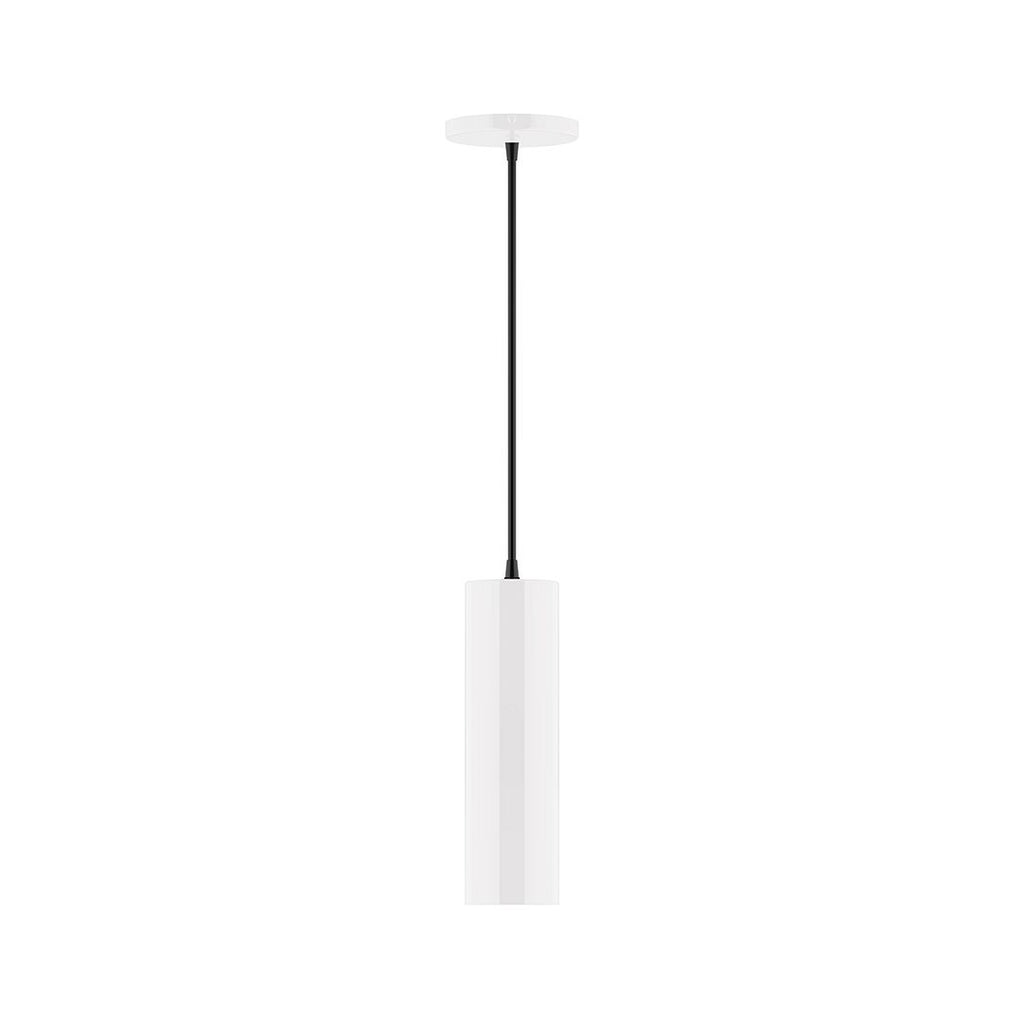 3.5" X 12" Axis Mini Cylinder Pendant, White - PEB426-44