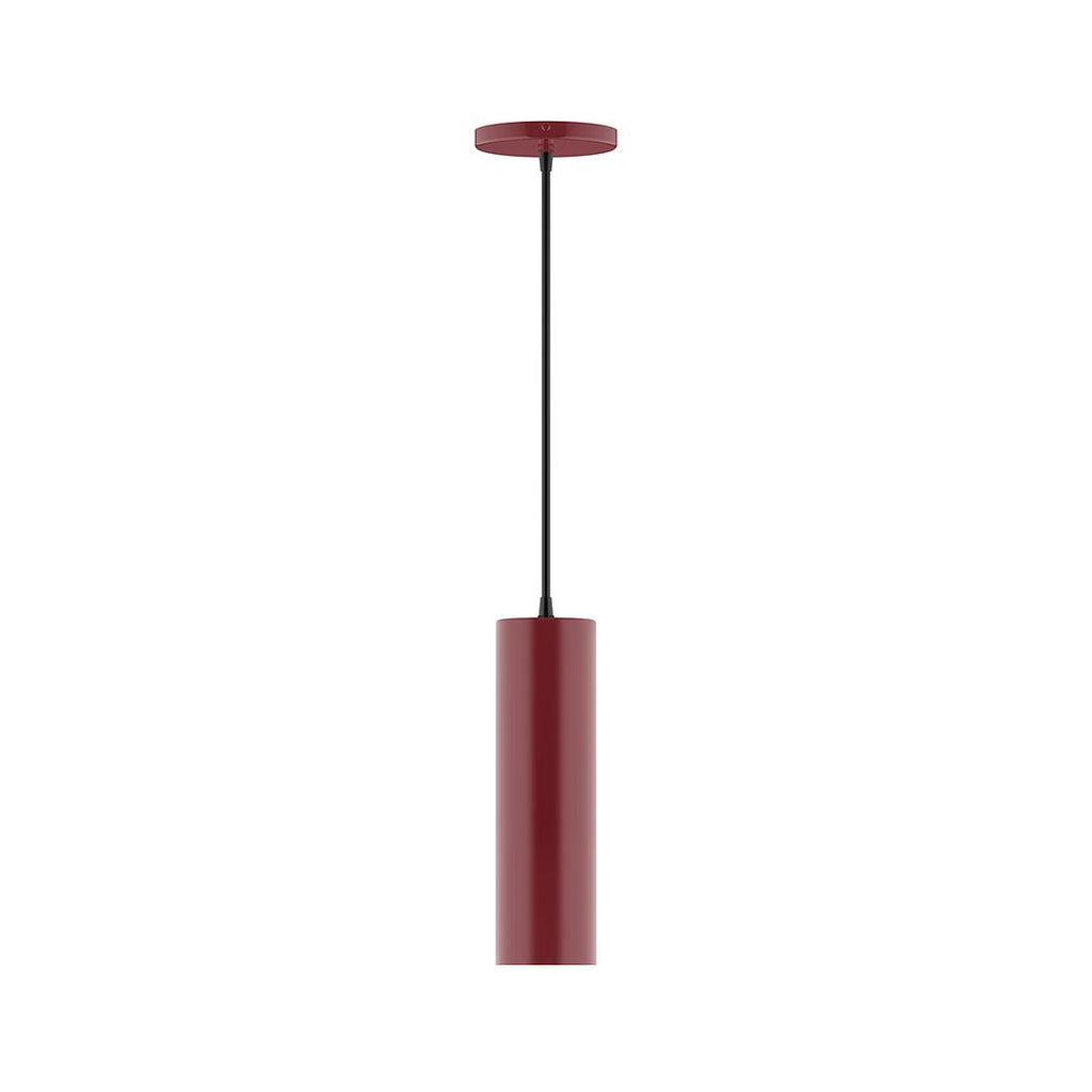 3.5" X 12" Axis Mini Cylinder Pendant, Barn Red - PEB426-55