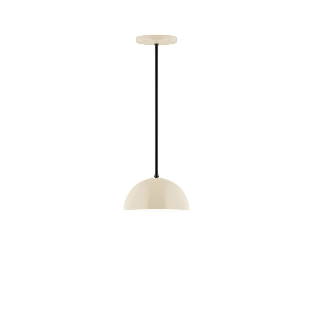 8" Axis Mini Dome Pendant, Cream - PEB431-16