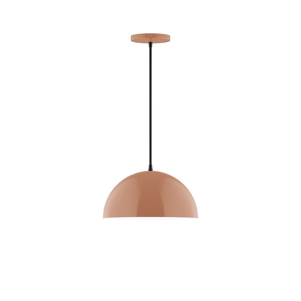 12" Axis Dome Pendant, Terracotta - PEB432-19