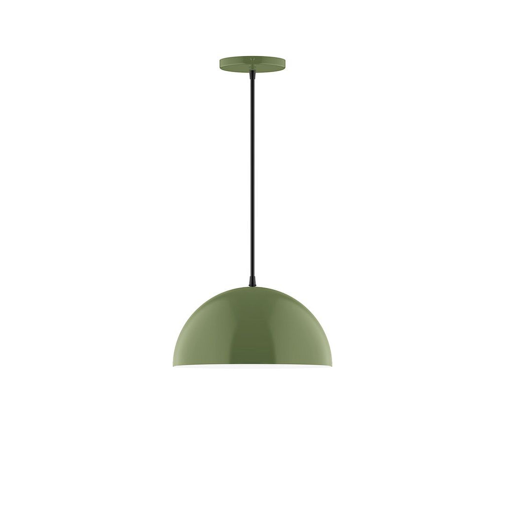 12" Axis Dome Pendant, Fern Green - PEB432-22