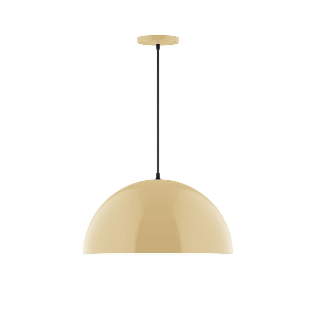 18" Axis Dome Pendant, Ivory - PEB433-17