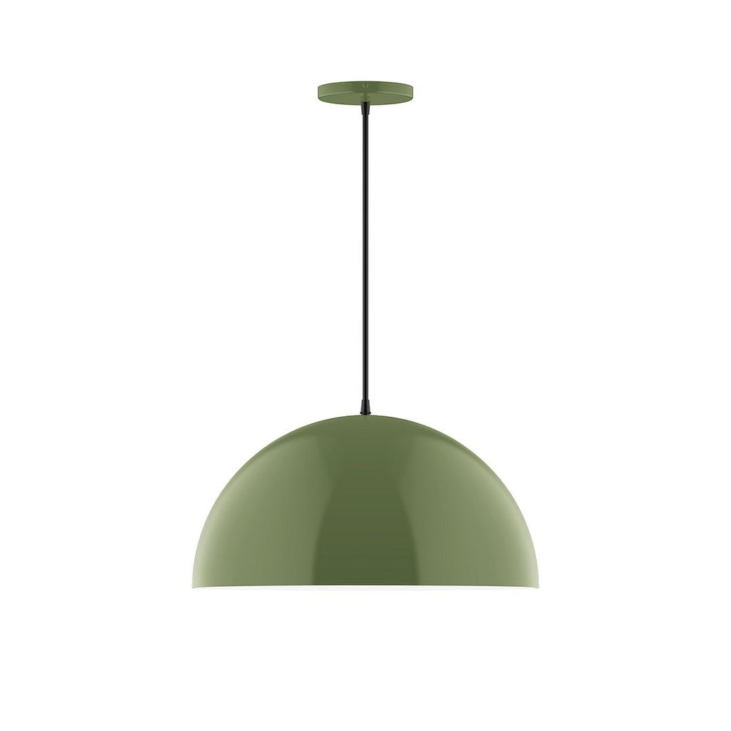 18" Axis Dome Pendant, Fern Green - PEB433-22