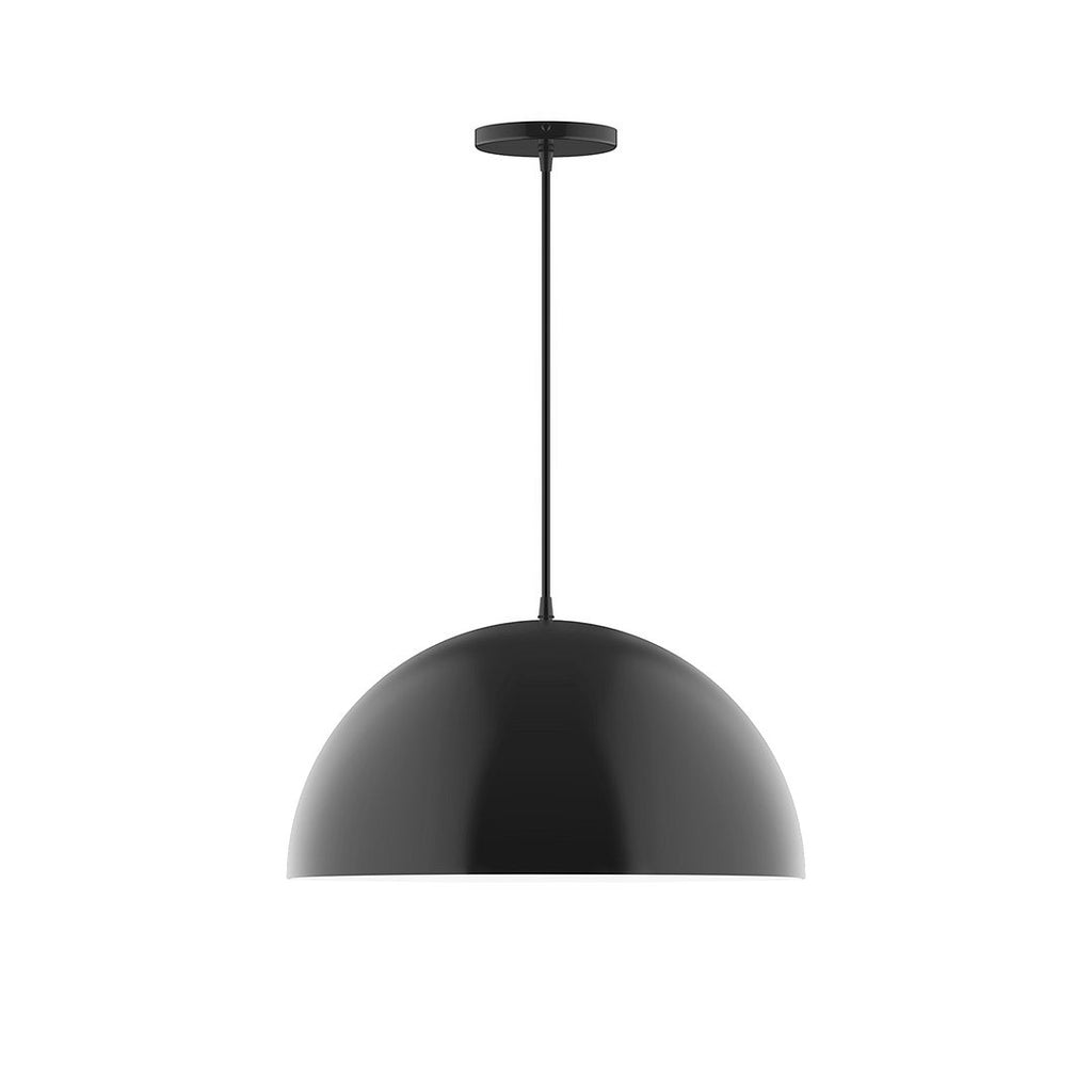 18" Axis Dome Pendant, Black - PEB433-41