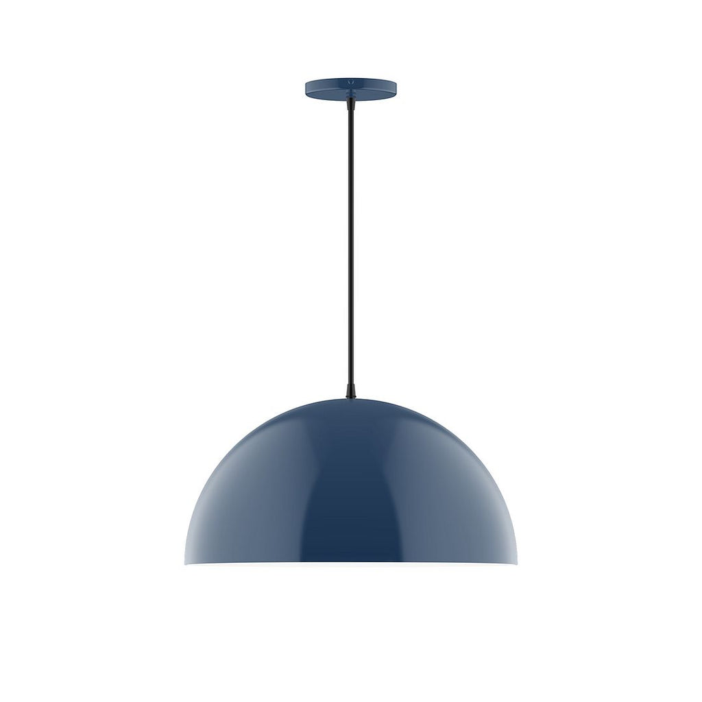 18" Axis Dome Pendant, Navy - PEB433-50