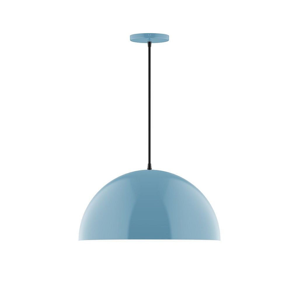 18" Axis Dome Pendant, Light Blue - PEB433-54