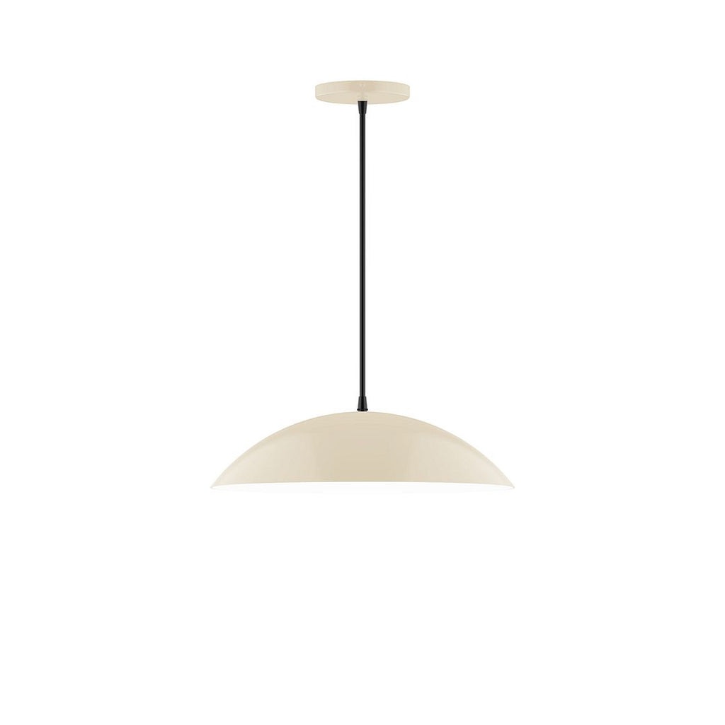 16" Axis Half Dome Pendant, Cream - PEB438-16