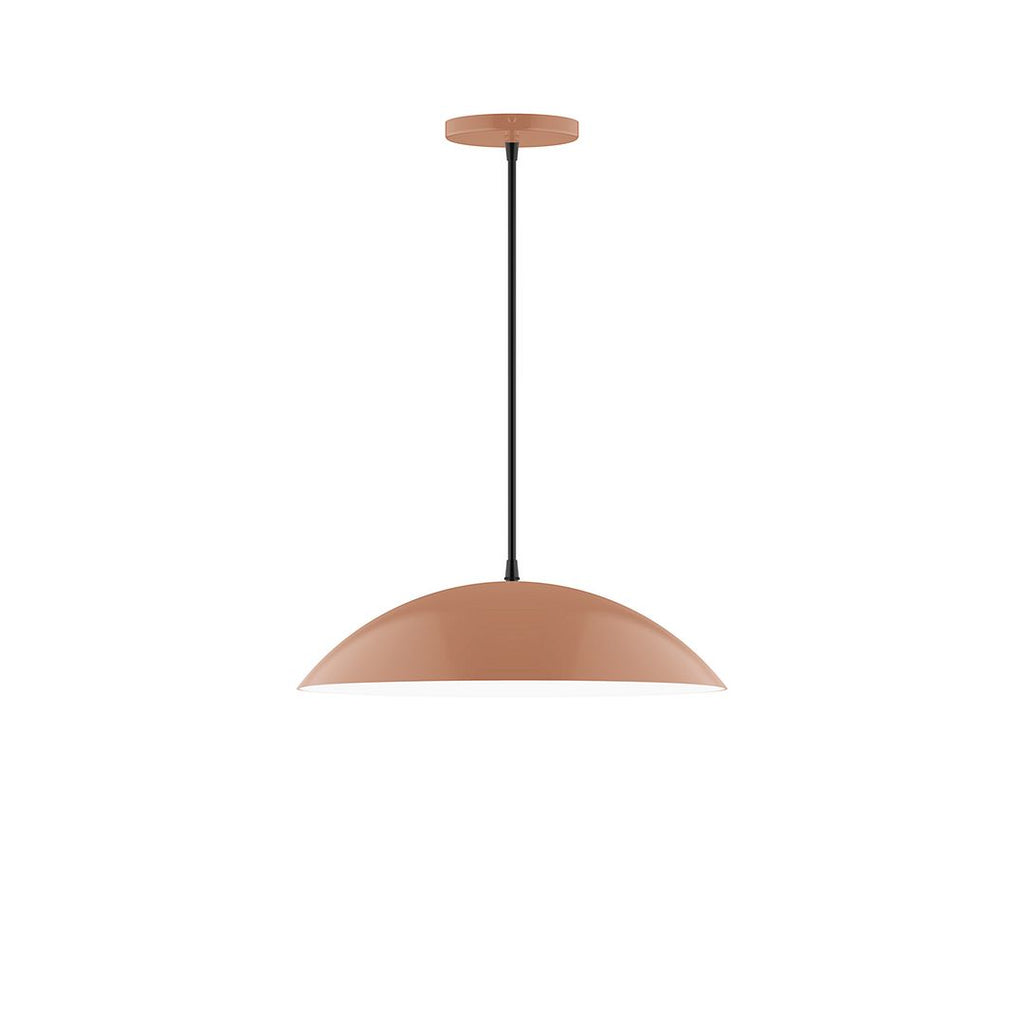 16" Axis Half Dome Pendant, Terracotta - PEB438-19