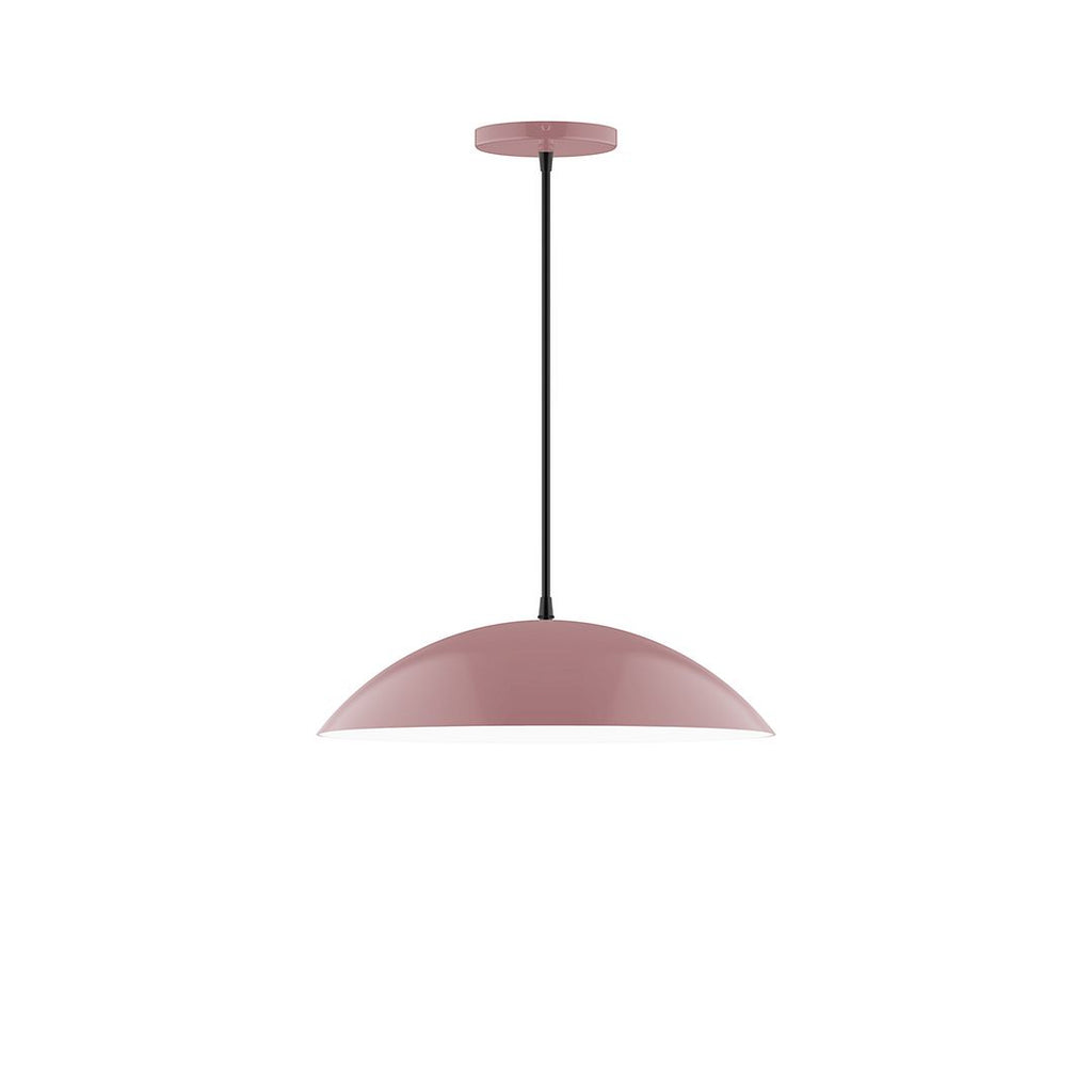 16" Axis Half Dome Pendant, Mauve - PEB438-20