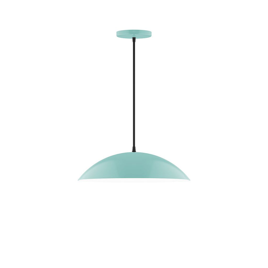 16" Axis Half Dome Pendant, Sea Green - PEB438-48