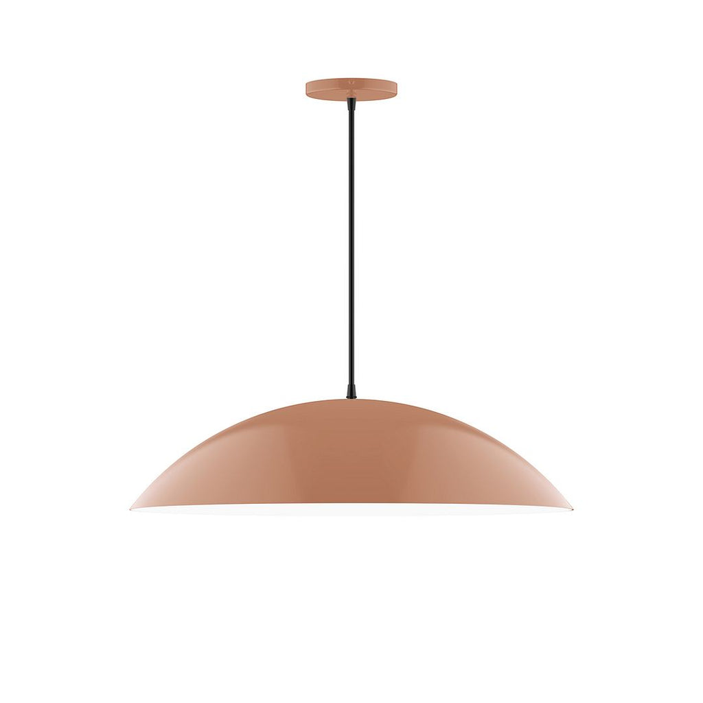 24" Axis Half Dome Pendant, Terracotta - PEB439-19