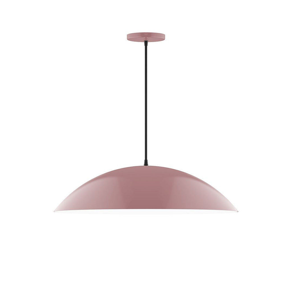 24" Axis Half Dome Pendant, Mauve - PEB439-20