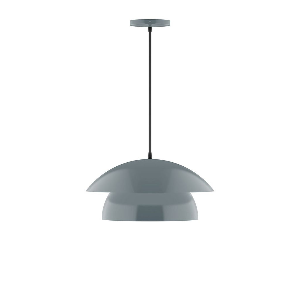 16" Nest Pendant, Slate Gray - PEBX446-40