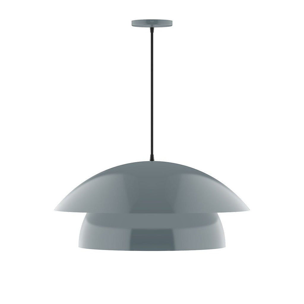 24" Nest Pendant, Slate Gray - PEBX447-40