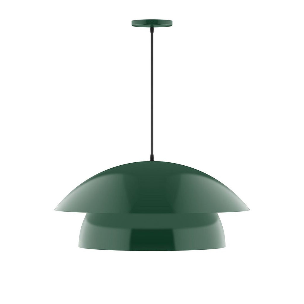 24" Nest Pendant, Forest Green - PEBX447-42